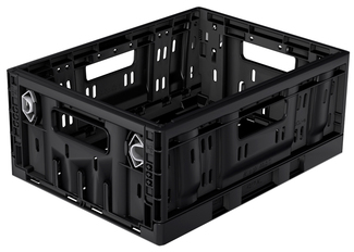 Imagen de Caja Plastico Plegable Negro 40x30x17 Ref.RPC-4317AL