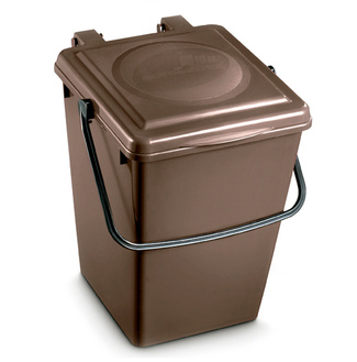 Imagen de Cubo ECOBOX Asa de Plástico para la Recogida de Residuos Domésticos 