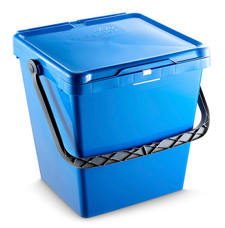 Imagen de Cubo Apilable ECOBOX Asa de Plástico para Residuos Domésticos 
