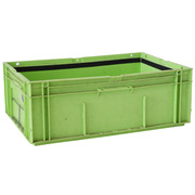 Caja de Plástico Galia Odette Verde Usada 40 x 60 x 21,4 cm
