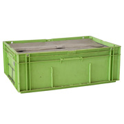 Caja de Plástico Galia Odette Verde Usada con Molde 40 x 60 x 21,4 cm 